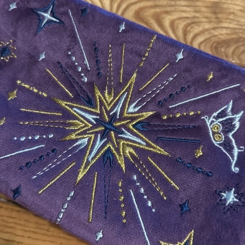 Fairyloot “Darker By Four” Embroidered Pouch, New